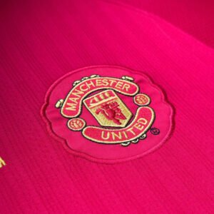 Man United 2007 L/S UCL Home Shirt - Image 4