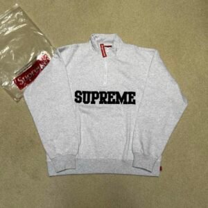Supreme Men's Grey Sweatshirt - Image 1