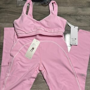 Alo Yoga Women's Pink Leggings - Image 2