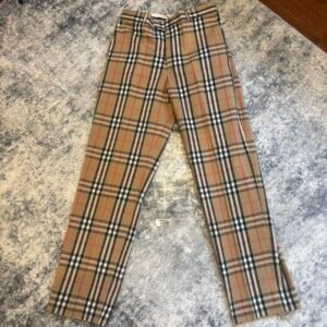 Burberry Men's Tan and Brown Trousers - Image 2