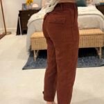 Gap Women’s Brown and Orange Trousers