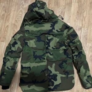 Canada Goose Men's Khaki and Green Coat - Image 2