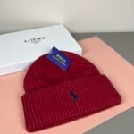Polo Ralph Lauren Men’s Red and Burgundy Hat