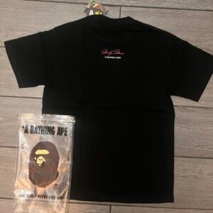 BAPE Men's Red and Burgundy T-shirt - Image 3