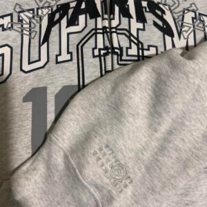 Maison Margiela Men's White and Grey Hoodie - Image 3