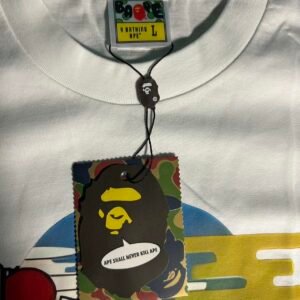 BAPE Men's White T-shirt - Image 3