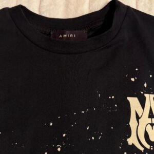 Amiri Men's Black and Navy T-shirt - Image 3