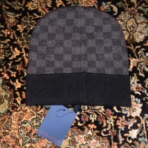 Louis Vuitton Men's Black and Grey Hat - Image 3