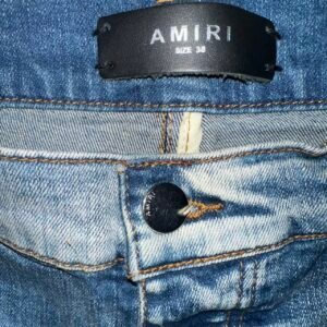 Amiri Men's Blue Jeans - Image 8