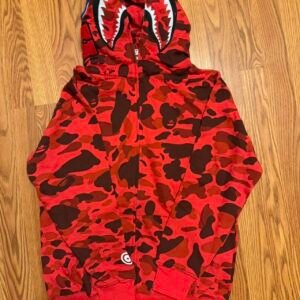 BAPE Men’s Red Hoodie