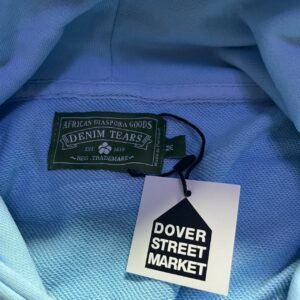 Denim Tears Men's Blue Hoodie - Image 4