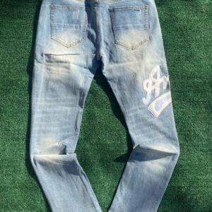 Amiri Men’s Blue and Navy Jeans
