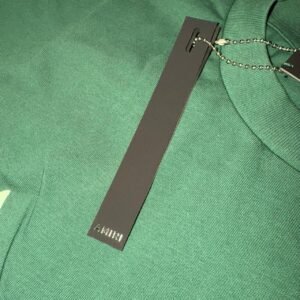 Amiri Men's Green and Cream T-shirt - Image 4