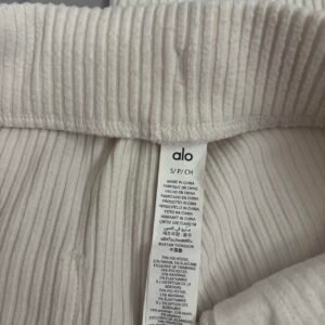 Alo Yoga Women's White and Cream Joggers-tracksuits - Image 4