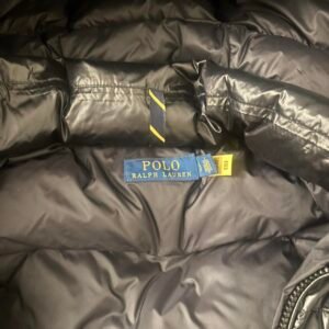 Polo Ralph Lauren Men's Black and Navy Jacket - Image 4