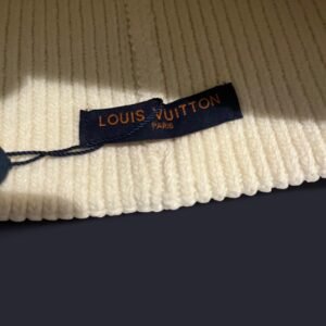 Louis Vuitton Men's White and Cream Hat - Image 4