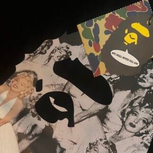 BAPE Men's Red and Burgundy T-shirt - Image 1