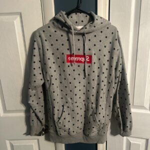 Supreme Men's Grey Hoodie - Image 1