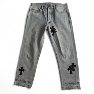 Men’s Blue and Grey Jeans