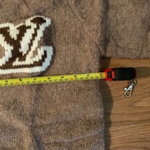 Louis Vuitton Men's Brown and Grey Jumper - Image 5