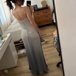 Women's Blue and Grey Dress - Image 5
