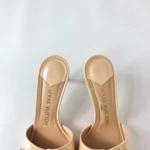 Louis Vuitton Women's Cream Mules - Image 5
