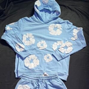 Denim Tears Men's Blue Hoodie - Image 5