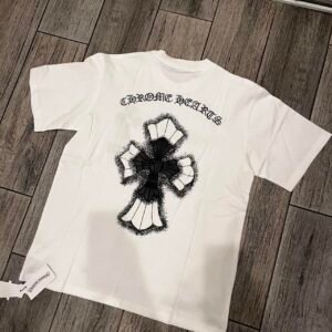 Chrome Hearts Men's White T-shirt - Image 4