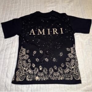 Amiri Men's Black and Navy T-shirt - Image 1