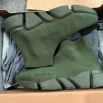 Balenciaga Women’s Khaki and Green Trainers