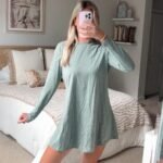 Women’s Green and Blue Casual-dresses
