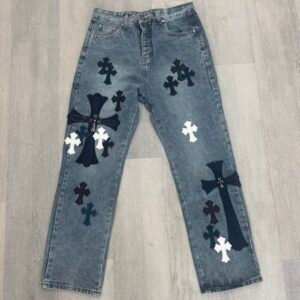 Men's Blue and Navy Jeans - Image 1