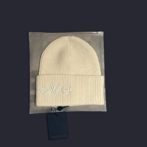 Louis Vuitton Men's White and Cream Hat - Image 5