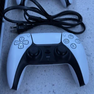 Sony PlayStation 5 White Console With 2 Controllers - Image 3