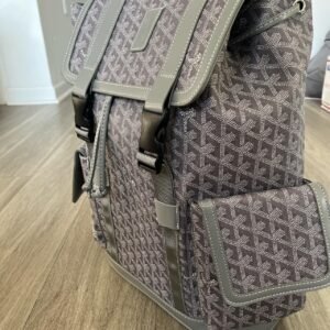 Grey Goyard Saint Louis backpack - Image 2