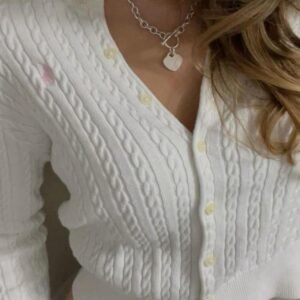 Polo Ralph Lauren Women's White Jumper - Image 1