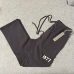 Essentials Men’s Black and Grey Joggers-tracksuits