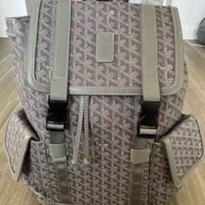 Grey Goyard Saint Louis backpack - Image 1