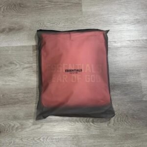 Fear of God Men's Pink and Orange Hoodie - Image 3