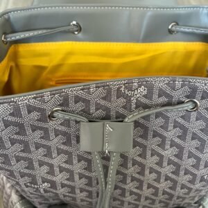 Grey Goyard Saint Louis backpack - Image 3