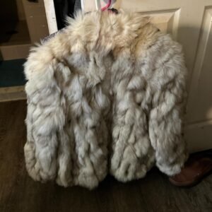 Women's Cream and Grey Jacket - Image 3