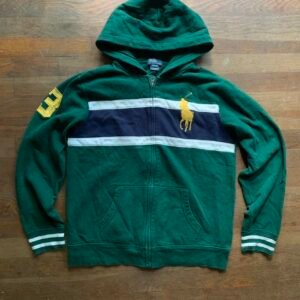 Polo Ralph Lauren Women's Green Hoodie - Image 4