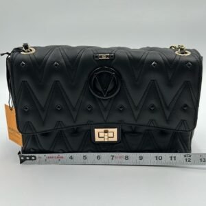 Valentino Black quilted leather shoulder bag - Image 5