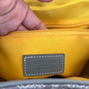 Grey Goyard Saint Louis backpack - Image 5