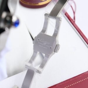 Cartier Men's Silver and Grey Watch - Image 7