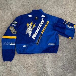 Nike Men's Blue and Navy Jacket - Image 2