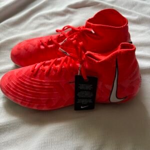 Nike Men's Red and Black Footwear - Image 1