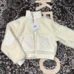 Alo Yoga Women’s Cream and White Jacket