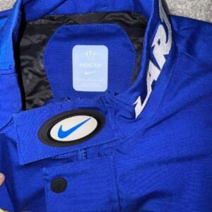Nike Men's Blue and Navy Jacket - Image 3