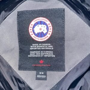 Canada Goose Men's Black and Grey Coat - Image 3